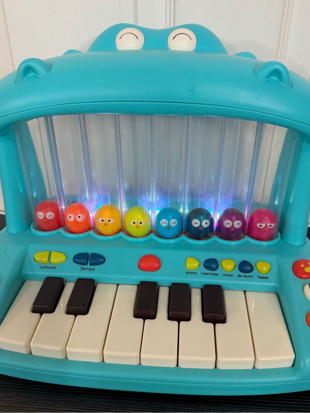 B. toys - Hippo Pop - Musical Toy Keyboard - Play Piano